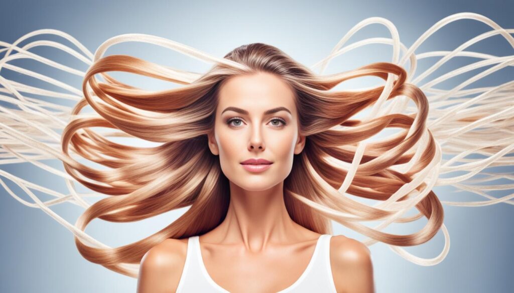 Collagen for hair strength