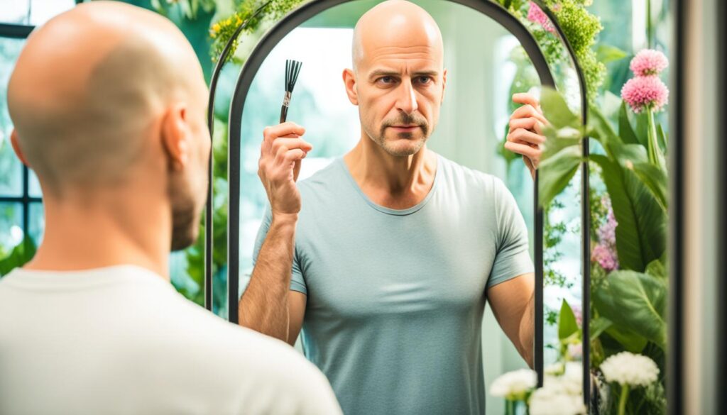 Coping with body image problems due to hair loss