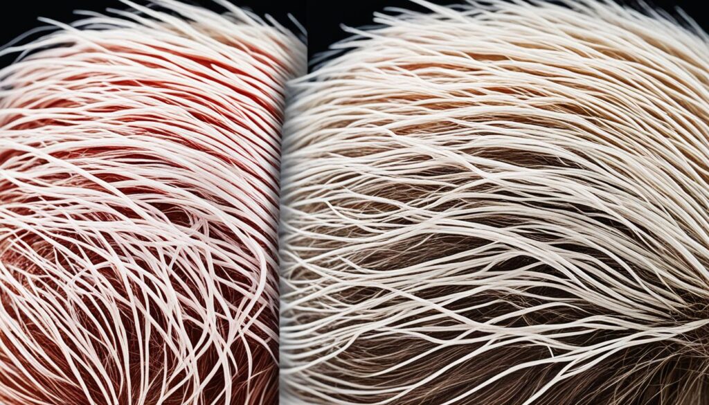 Female scalp conditions leading to hair loss