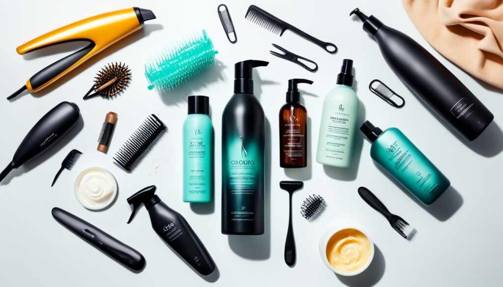 Hair care routine for damaged hair