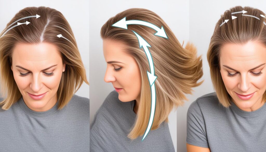 Hair growth cycle in women