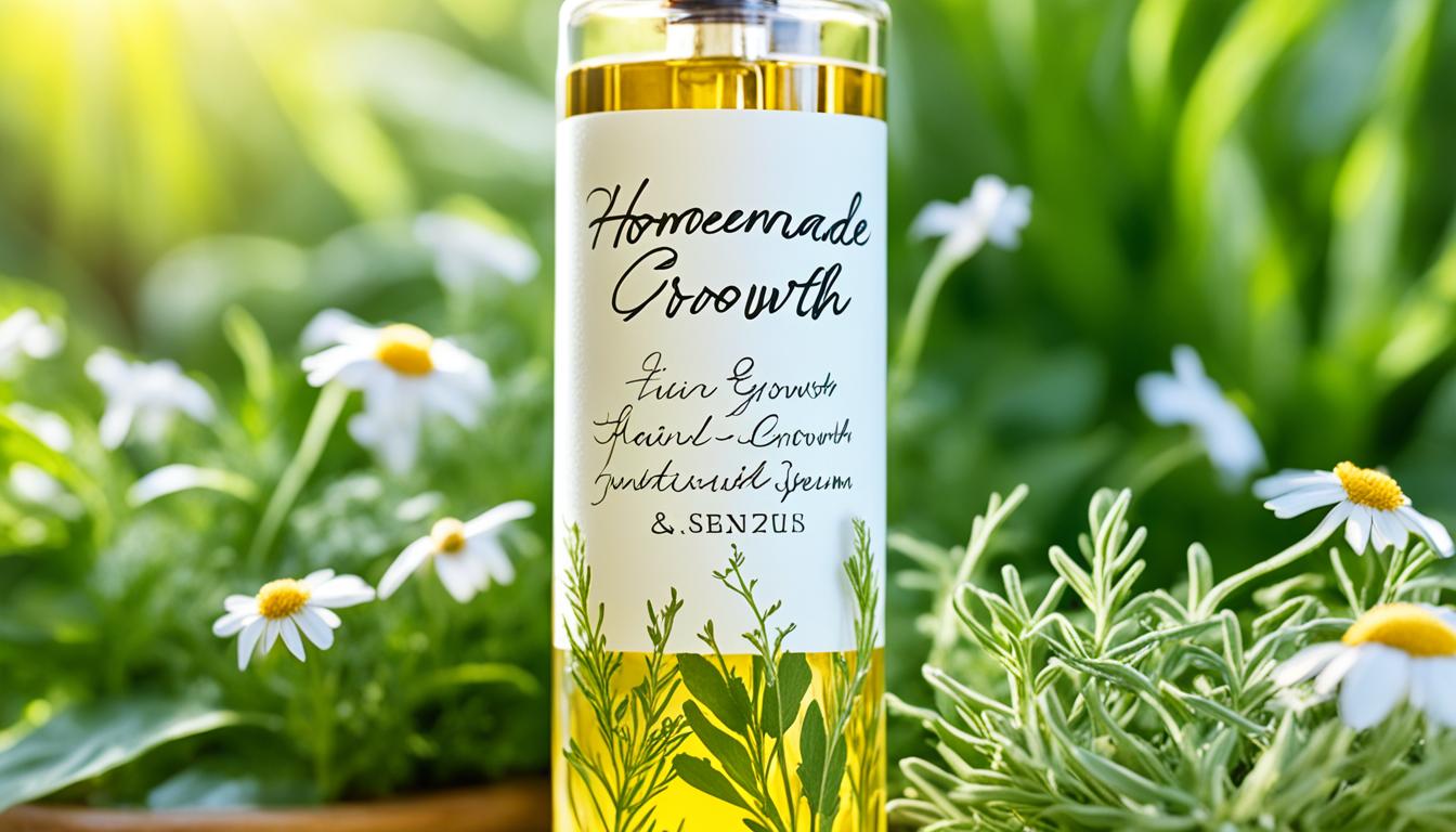 Homemade hair growth serums