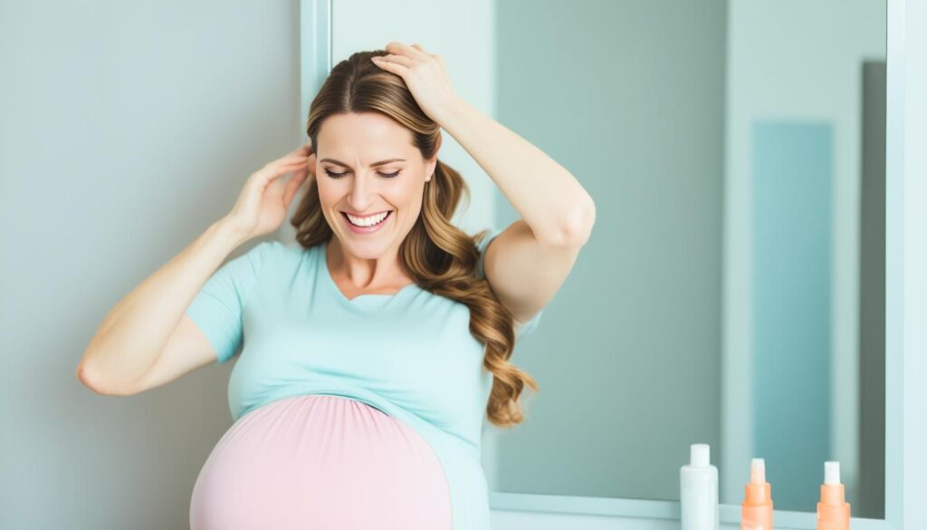 How to manage hair texture changes when pregnant