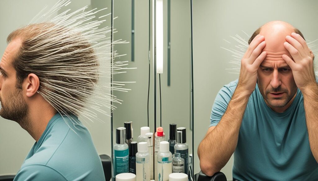 Stress-induced hair loss