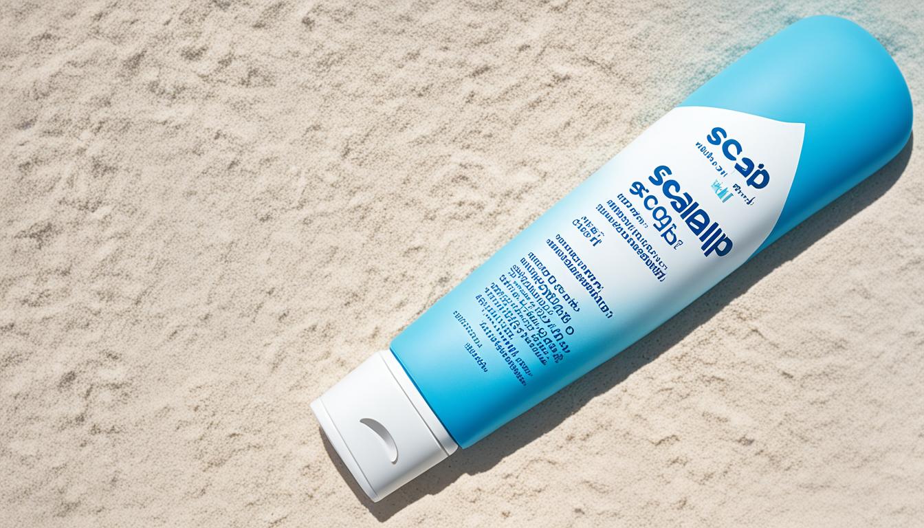 What SPF should be used on the scalp to prevent hair loss?