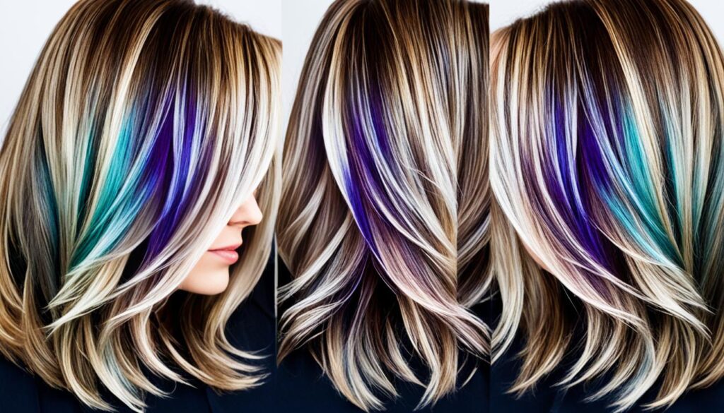 hair coloring techniques for illusion