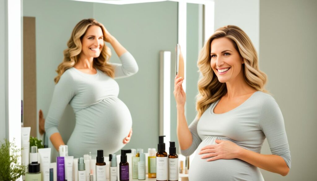 hair growth when pregnant