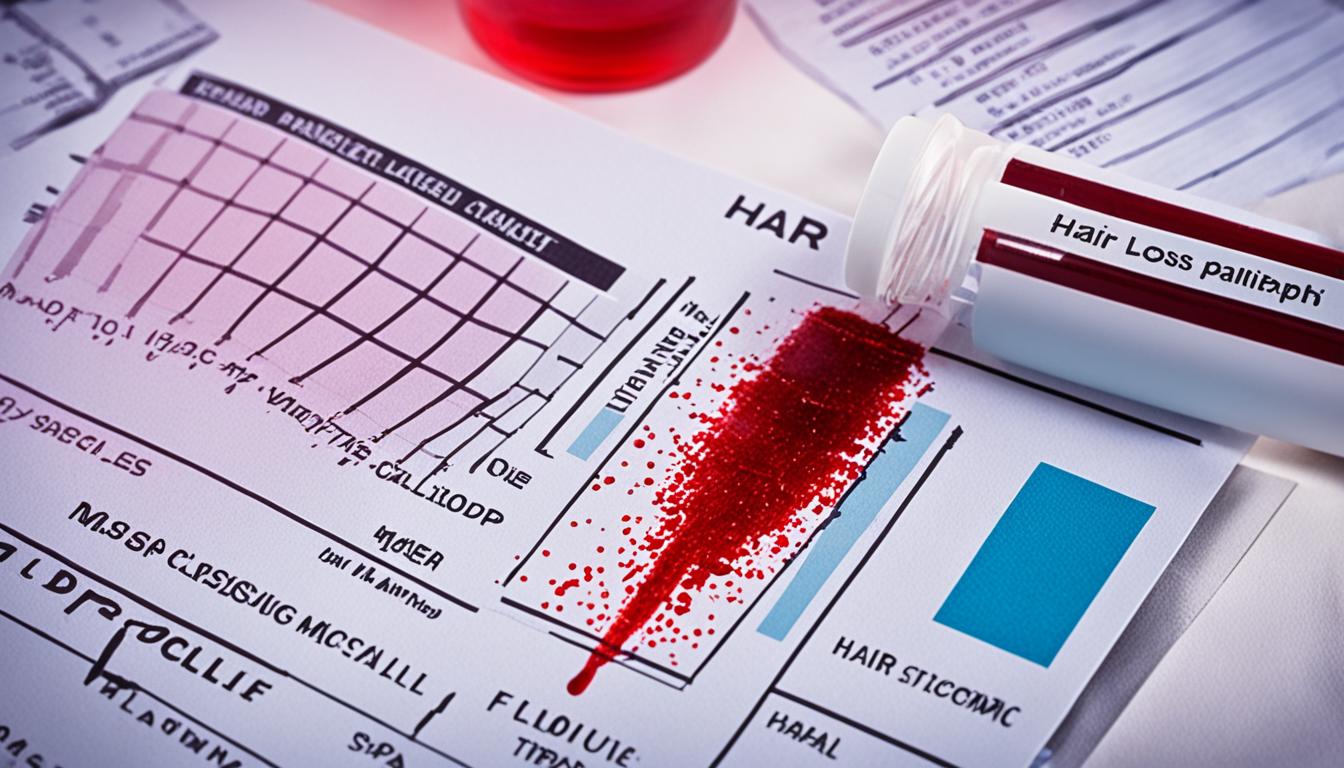 hair loss what blood test