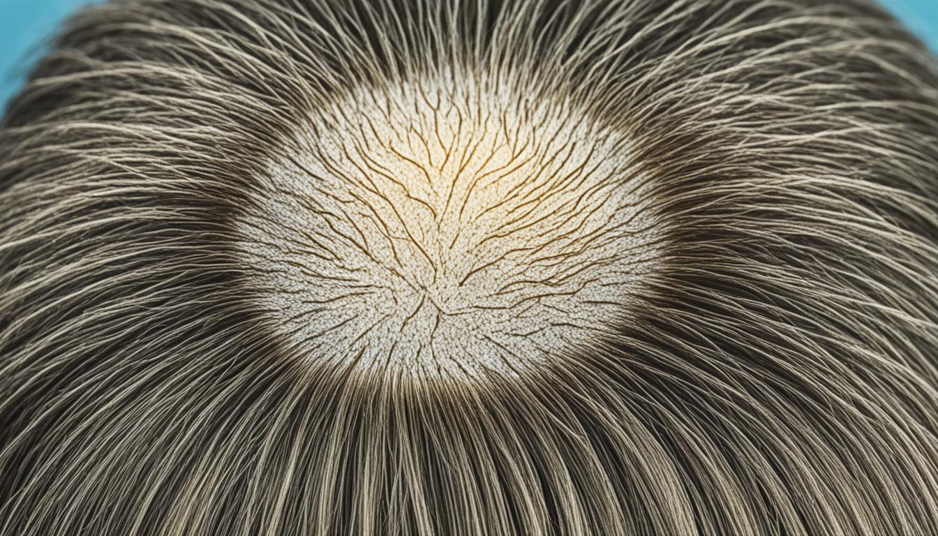 hair thinning at crown female