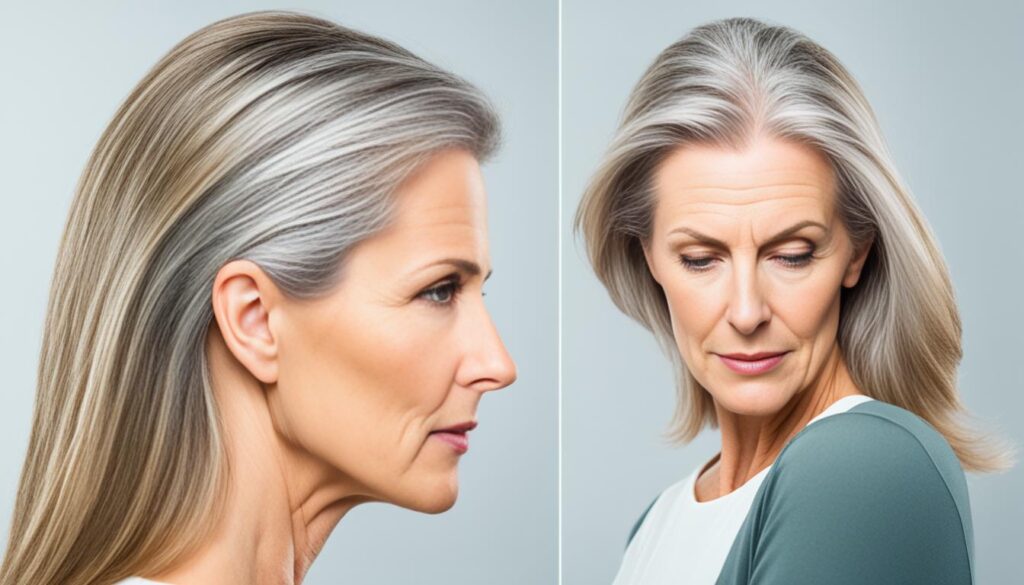 hair thinning at sides female