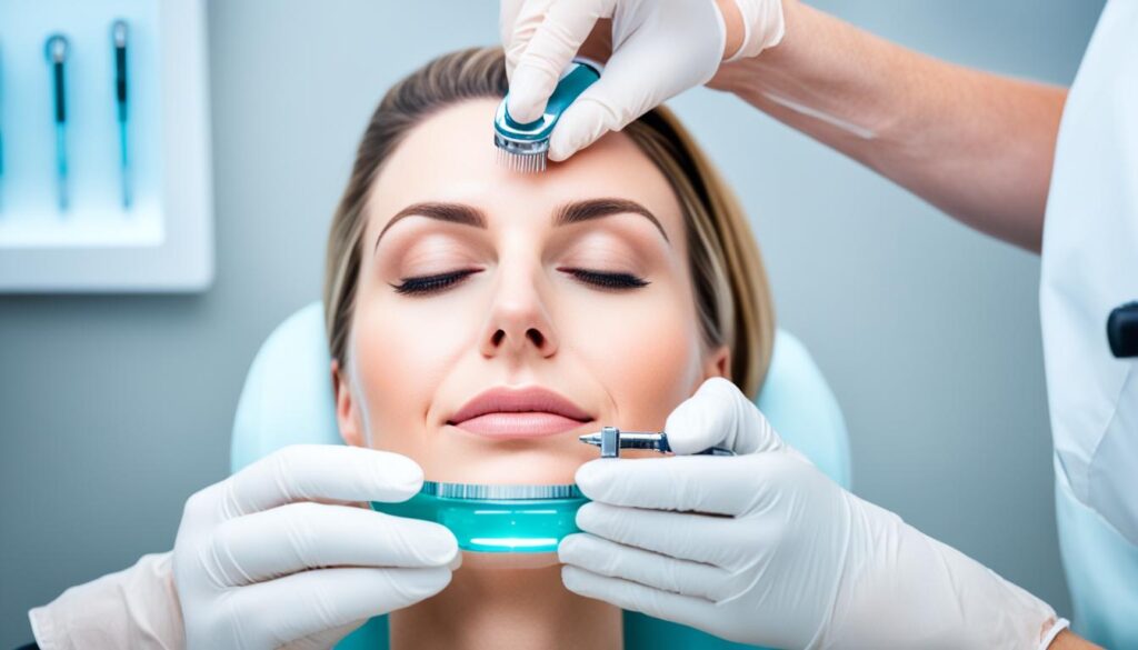 professional microneedling image