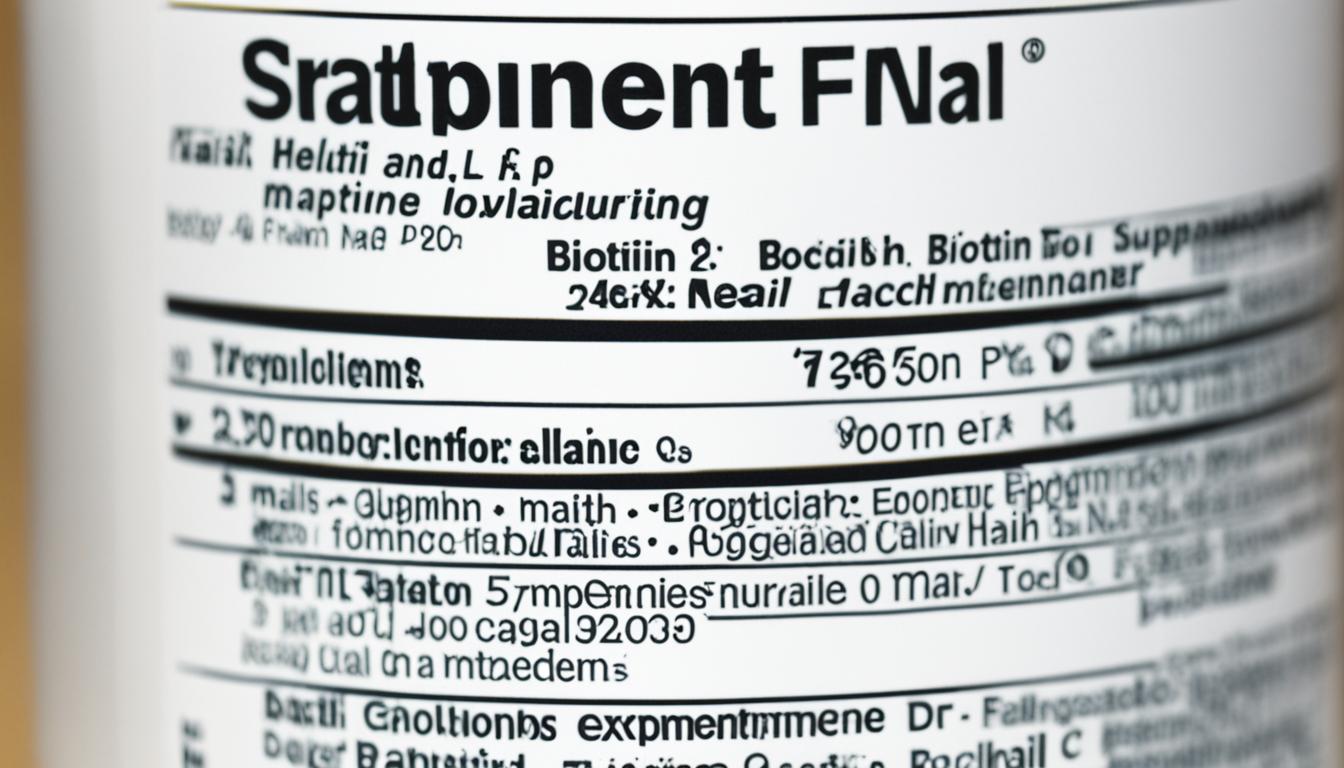biotin supplements