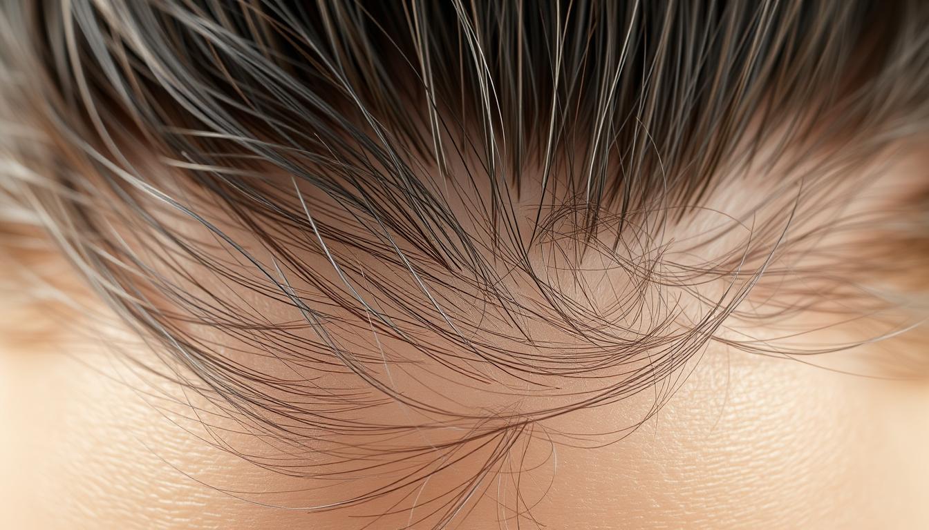 Scalp hair thinning