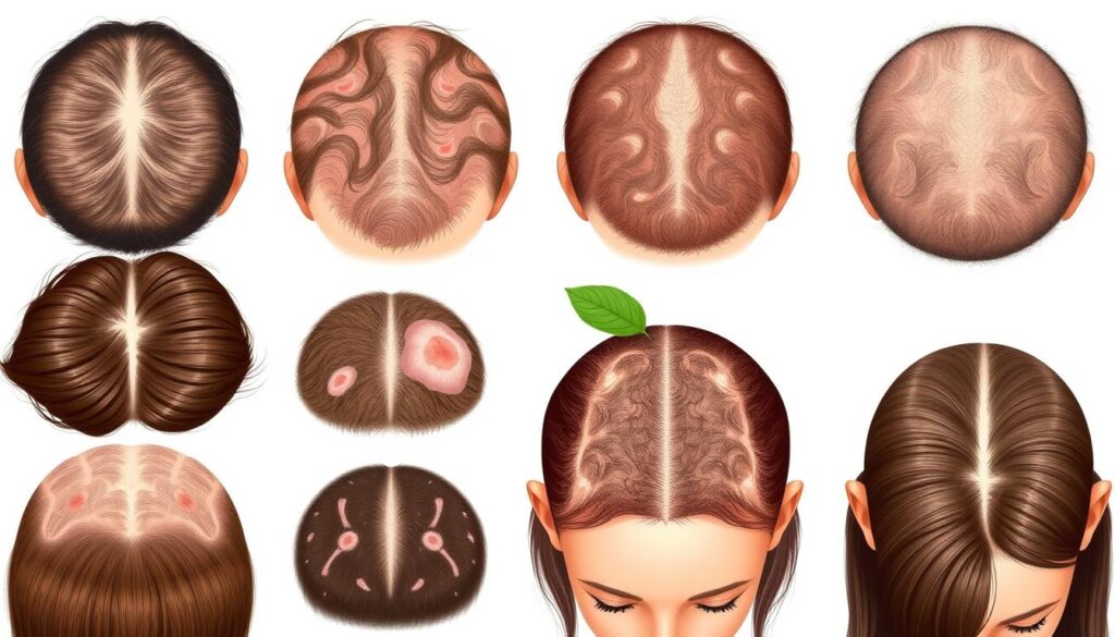 Types of hair loss